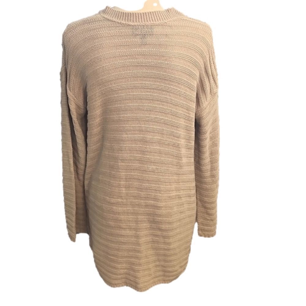 COPY - JUNIORS Say What tan lightweight cardigan size Small. - Picture 6 of 10